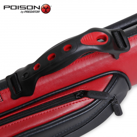 Тубус для кия Poison Armor 2х2 (красный, черный)