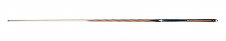 Бильярдный кий для русской пирамиды 3/4, запил - корона четырехперьевая (эбен, граб)