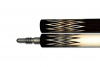Бильярдный кий для русского бильярда Корона 5 ромбов двухсоставной (граб, венге, падук)